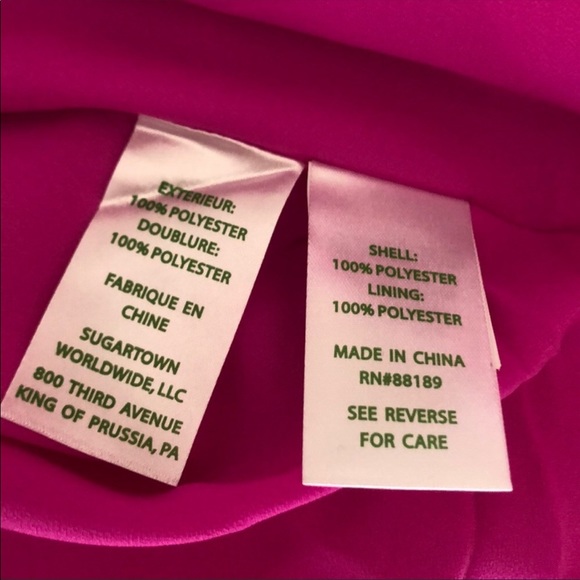 Lilly Pulitzer Abrielle Dress Berry Sangria NWT - Picture 6 of 11